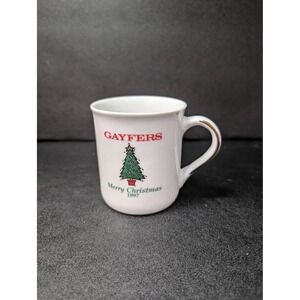 Gayfers Merry Christmas Mug 1997 Royal Ann Cup,‎ Vintage Rare Holiday Teacup